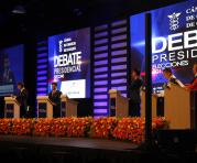 Debate presidencial en el Centro de Convenciones. Foto: Mario Faustos / ÚN