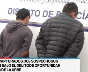 Dos detenidos en Quitumbe