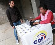 El CNE continúa entregando información respecto a los padrones y sitios de votación. Foto:Diego Pallero / ÚN