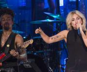 Lady Gaga durante un concierto en Festival de Coachella en California. Foto: AFP