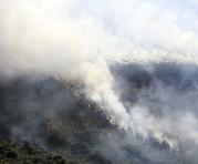El incendio del cerro Atacazo no pudo ser controlado hasta la tarde del miércoles 7 de junio del 2017. Foto: Paúl Rivas / ÚN
