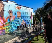 mural brasil gigante video foto