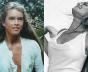 Brooke Shields posa en dos fotografías. La primera de 1980 y la segunda de 2017. Fotos / IMDB