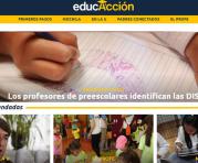 El proyecto digital de educación del grupo el comercio está  ya en la plataforma. www.educaccion.ec