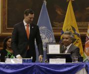Lenín Moreno estuvo en un evento de la ONU. Foto: Alfredo Lagla / ÚN