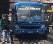 Diariamente los agentes fedatarios revisan el mejoramiento de la calidad del servicio en 150 buses, según la AMT. Foto: Eduardo Terán / ÚN