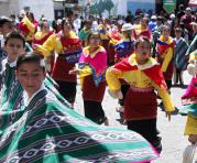 Los estudiantes representan a etnias andinas. Foto: Patricio Terán / ÚN