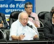 Guillermo Saltos Guale, el abogado de la FEF, anunció ayer que sí habrá el concurso para la TV. Foto: API