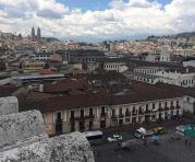 Desde el punto más alto de la iglesia de San Francisco puede apreciar una vista única de Quito. Foto: Santiago Sarango / ÚN