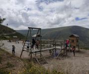En el cerro La Luz existen juegos infantiles y cabalgatas. Foto: cortesía