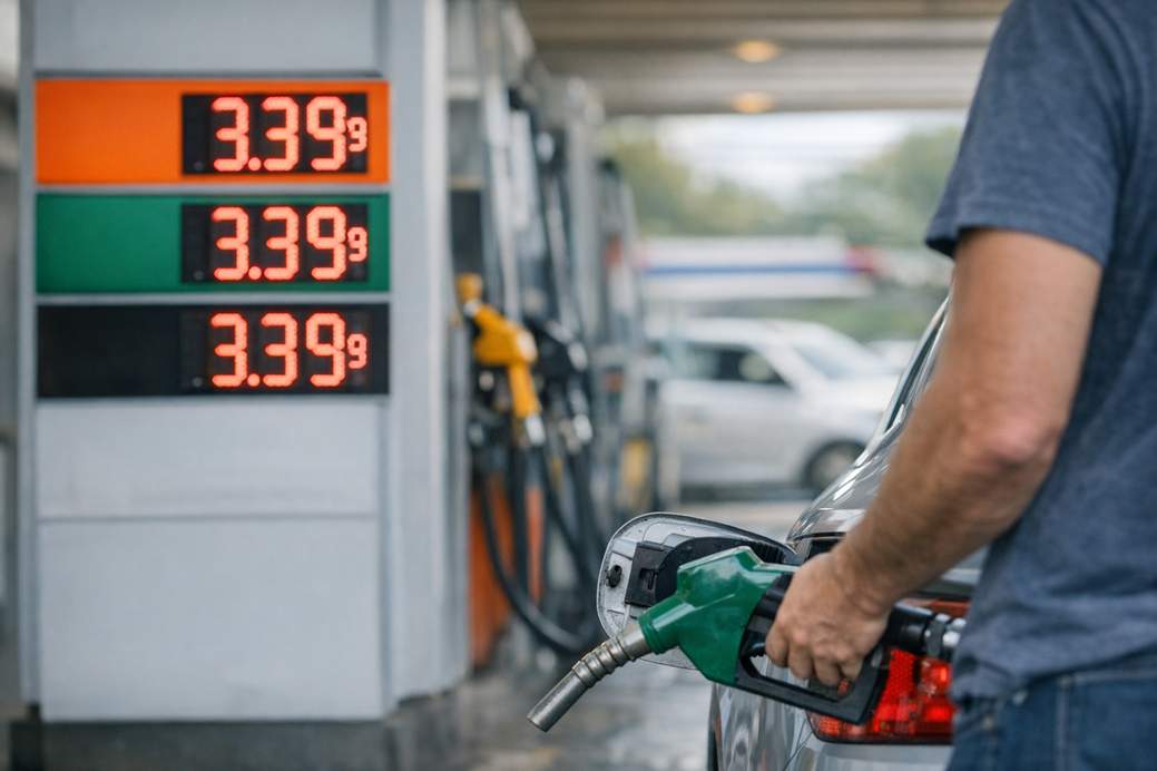 Daniel Noboa confirma una reducción de 0,03 dólares en el precio del combustible