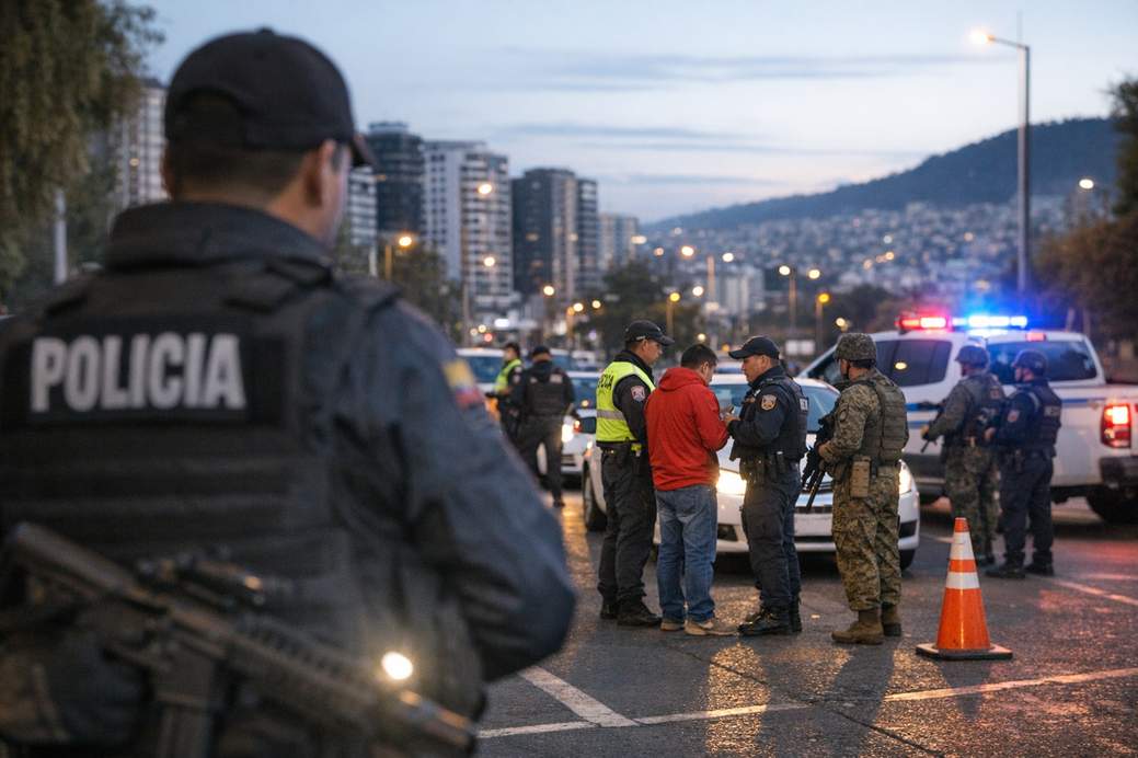 Daniel Noboa ordena un plan de seguridad de 24 horas en Quito