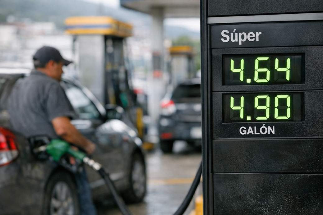 Ecuador fija el rango de precios de la gasolina «Súper» entre 4,64 y 4,90 dólares por galón