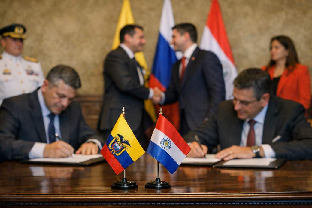 Ecuador y Paraguay firmarán siete acuerdos en Quito durante la semana del 28 de julio