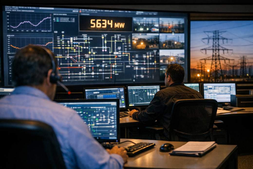 Ecuador registra un pico de demanda eléctrica de 5.634,31 MW