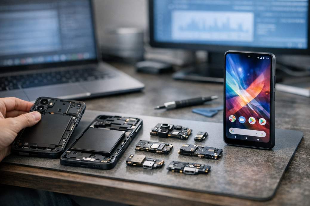 El Fairphone (6.ª generación y posteriores) sale a la venta en EE. UU. con un diseño modular