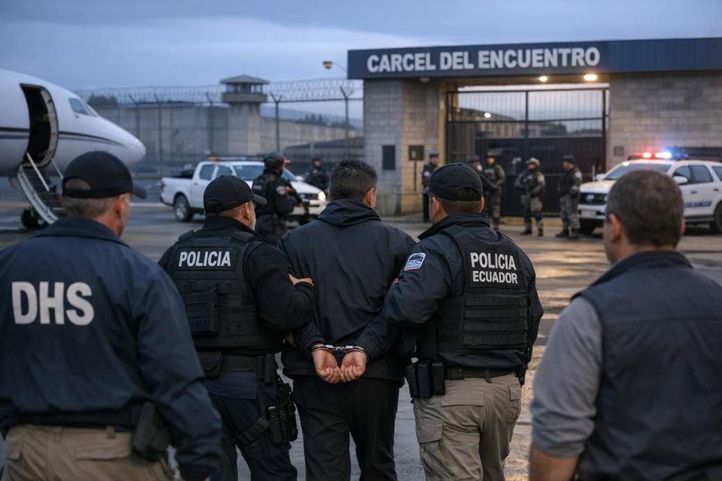 José Serrano fue entregado a Ecuador tras su traslado desde el centro de Krome