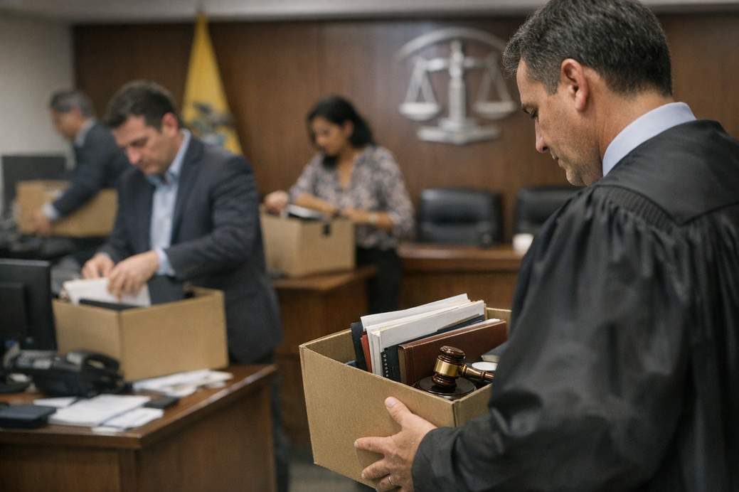 El Pleno del Consejo de la Judicatura suspende a varios fiscales y a un juez, y destituye a un secretario judicial