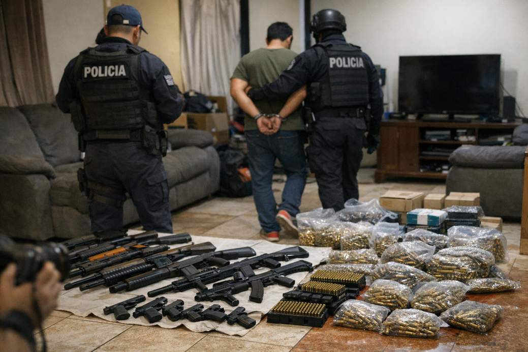 La policía incauta 25 armas de fuego y 5.592 cartuchos en Santo Domingo
