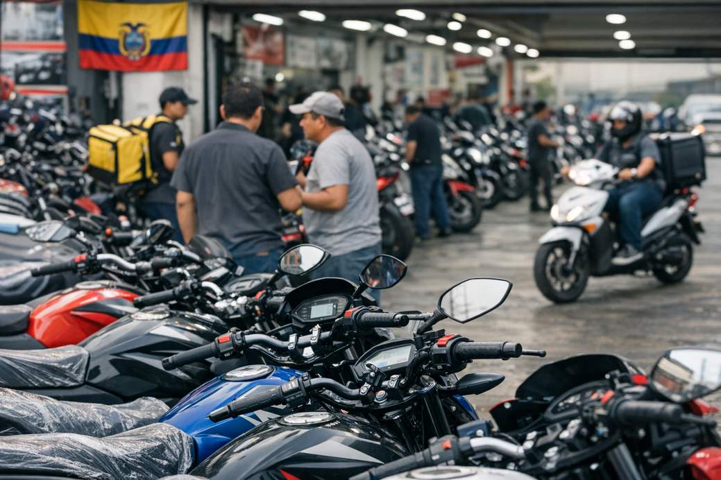 Mercado de las motocicletas: primer semestre récord, enero-junio de 2026, Ecuador
