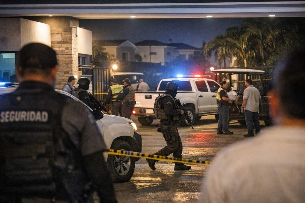 Simulación de una incursión en la urbanización La Aurora